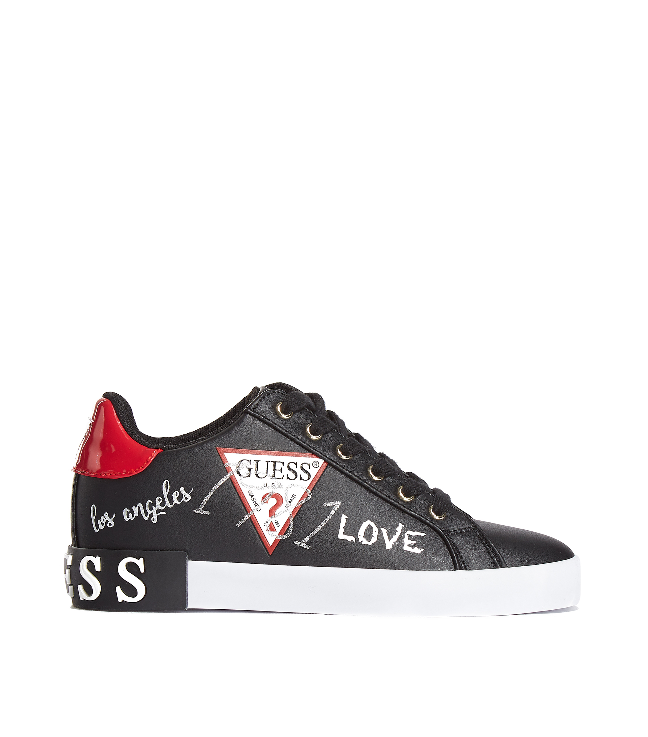 Tenis guess rojos best sale